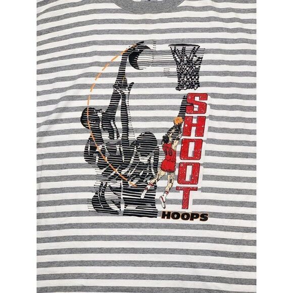 Vintage Bugle Boy T-Shirt Large Hoops Basketball - Picture 4 of 8